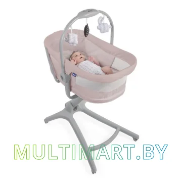 Кроватка-трансформер Chicco Baby Hug Air (rose)